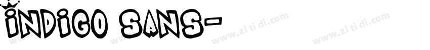 Indigo Sans字体转换
